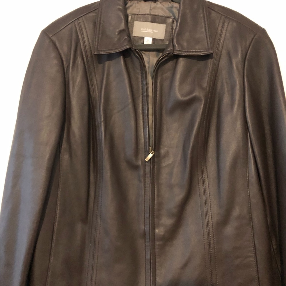 Lambskin leather jacket, EUC - Picture 4 of 5